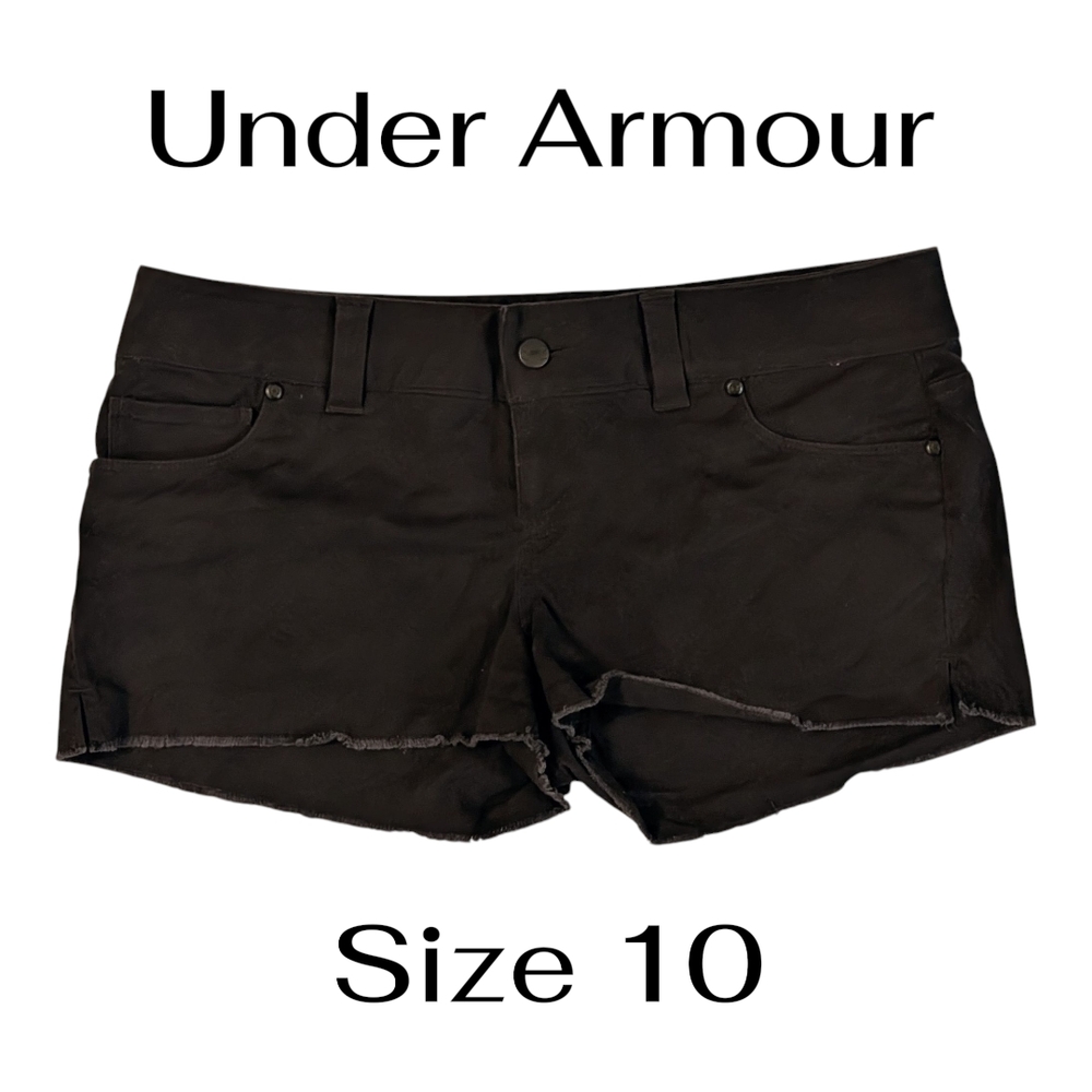 Under Armour Women's Black Jean Cutoff Shorts